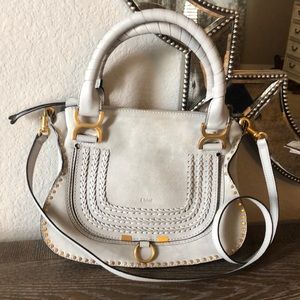 Chloe Marcie Medium suede bag